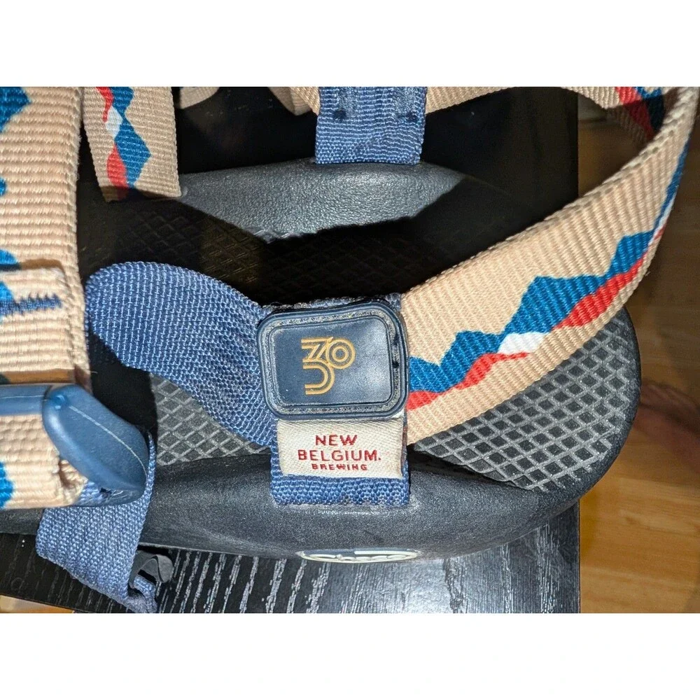 Chaco Adjustable Athletic Sandal Men's Size 10 New Belgium Brewery ZCloud